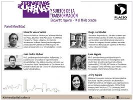 Encuentro 'Alternativas urbanas' Panel: Movilidad Inscríbete 
