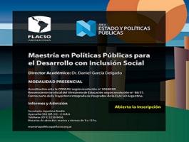 Maestría en Políticas Públicas para el Desarrollo con Inclusión Social: Charla informativa