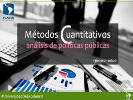 Coloquio Métodos cuantitativos en el análisis de políticas públicas