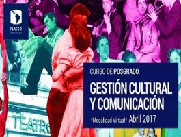 Inscripción abierta: Gestión Cultural y Comunicación 