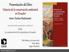 Panel  La conservación de la naturaleza en el Ecuador