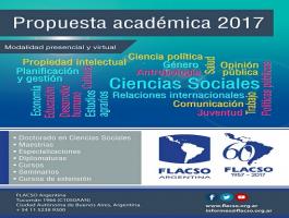 Abierta la inscripción para las propuestas de formación FLACSO Argentina 2017