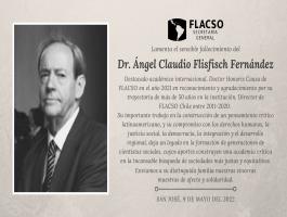 Obituario Ángel Flisfisch