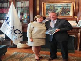 Secretaria General de FLACSO visita Organismos Intergubernamentales con sede en Montevideo