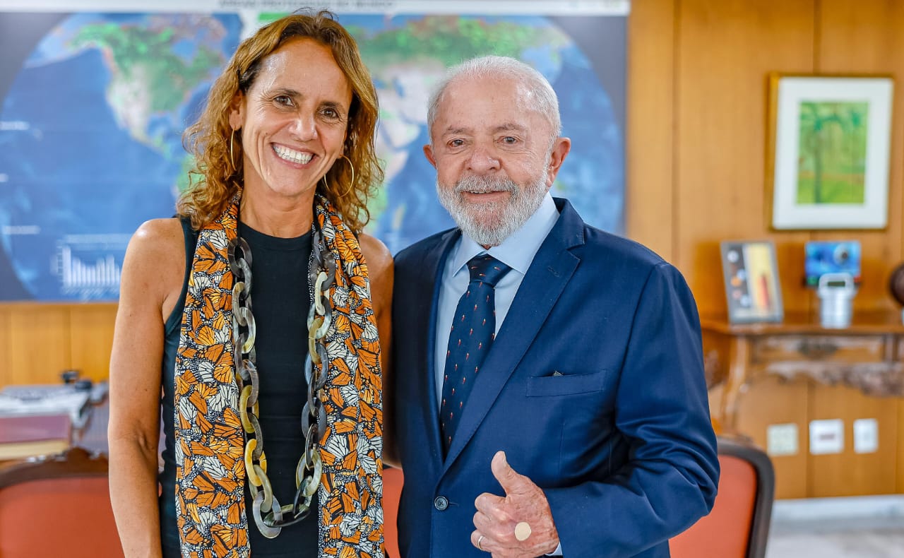 Foto Secretaria General y Presidente de Brasil
