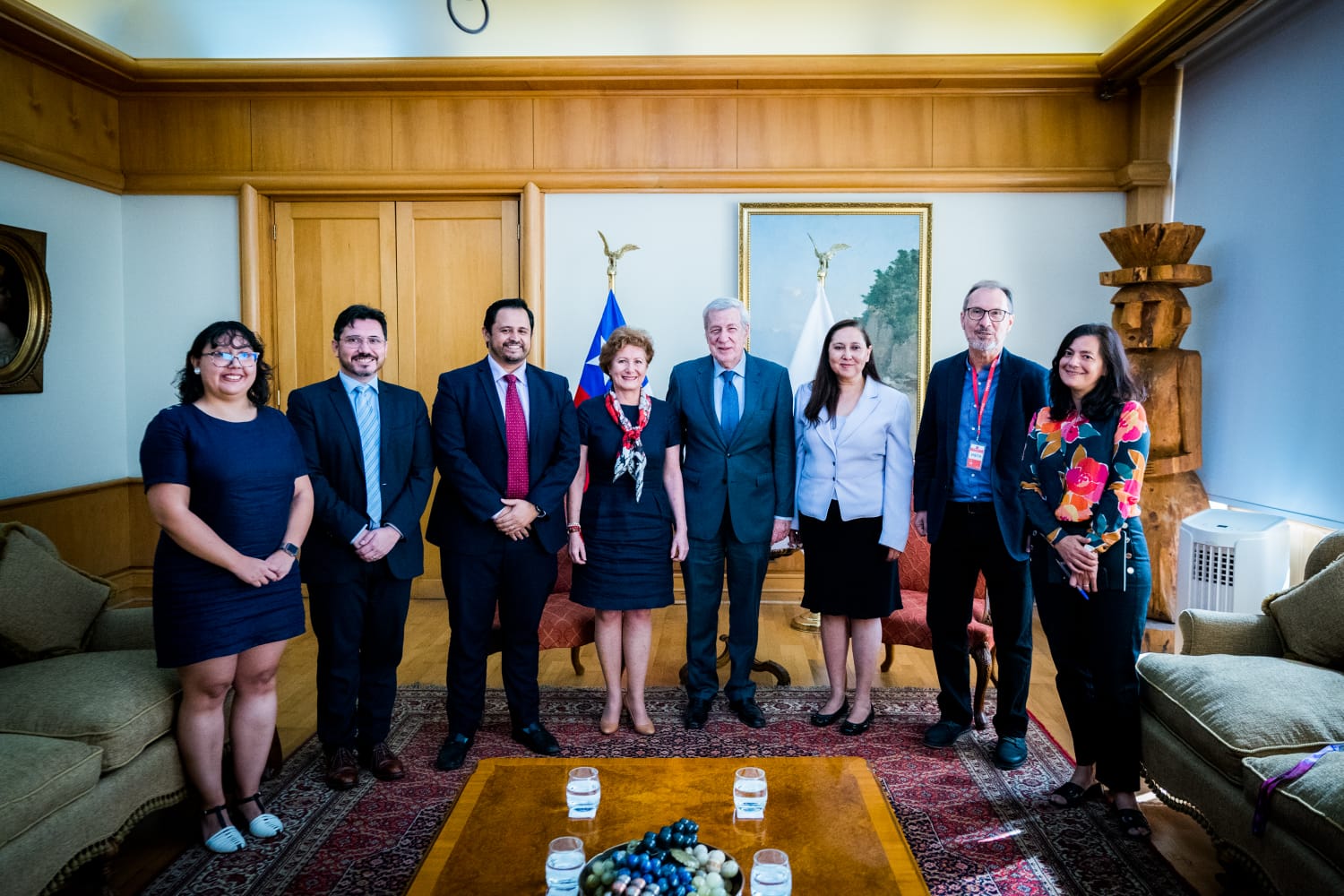 Secretaria General de FLACSO realiza visita de cortesía al Ministro de Relaciones Exteriores de Chile, Dr. Alberto van Klaveren