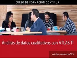Cursos de Formación Continua - Análisis de datos cualitativos con ATLAS TI