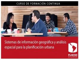 Cursos de Formación Continua - Sistemas de información geográfica y análisis espacial para la planificación urbana