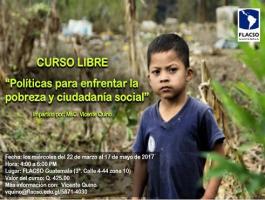 Curso libre “Políticas para enfrentar la pobreza y ciudadanía social”