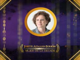 Dra. Josette Altmann-Borbón premiada como “Mujer de la Década” por el Women Economic Forum