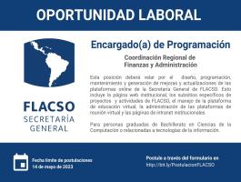 #OportunidadLaboral