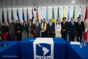 Visita universidad de Remin a la SG de FLACSO